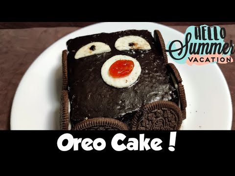 Ep-2 Summer Vacation Special | Quick Oreo Cake😋😋