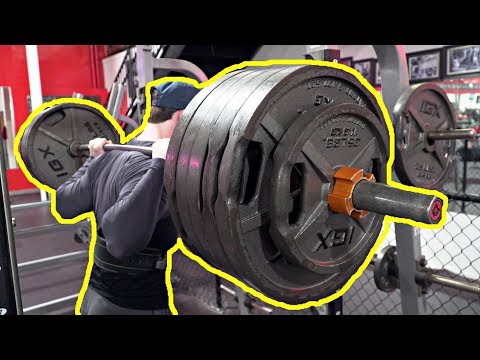 545 Pound Squat PR At 19 Years Old & 185 Pounds