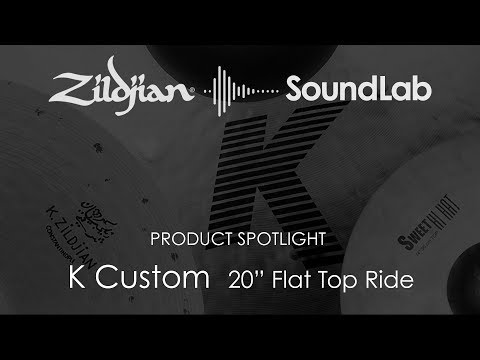 Zildjian 20 Inch K Custom Flat Top Ride Cymbal K0882 642388110621 image 6