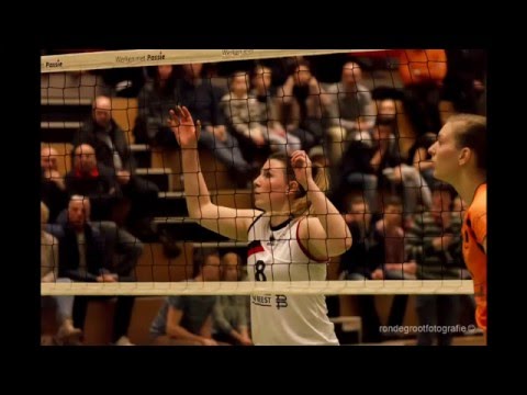 160319 Sliedrecht Sport Dames 1 - Springendal Set-Up 65 Dames 1 (Foto: Ron de Groot)