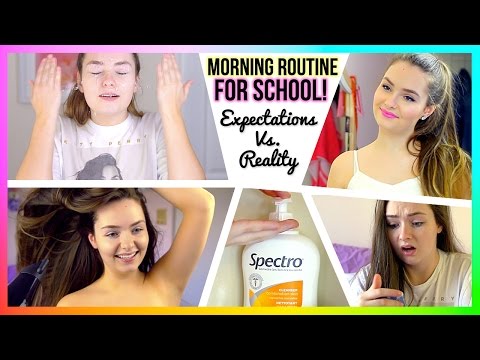 Morning Routine For School! (Expectation VS Reality)