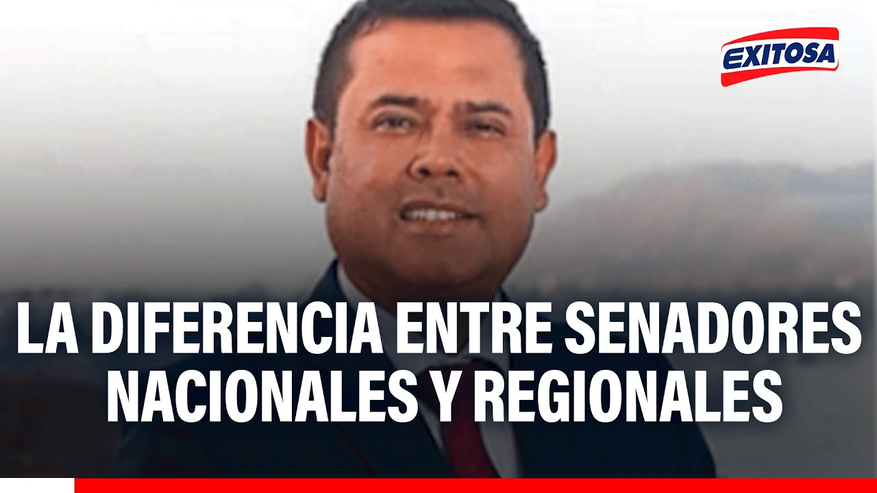 🔴🔵 José Tello Alfaro explica las diferencias entre Senadores Nacionales y Regionales