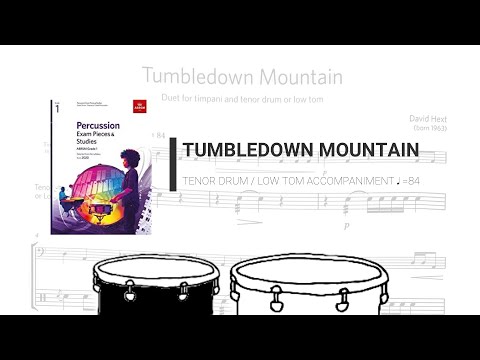 ABRSM G1 Percussion 2020 (B4) Tumbledown Mountain (Tenor Drum or Low Tom accompaniment)