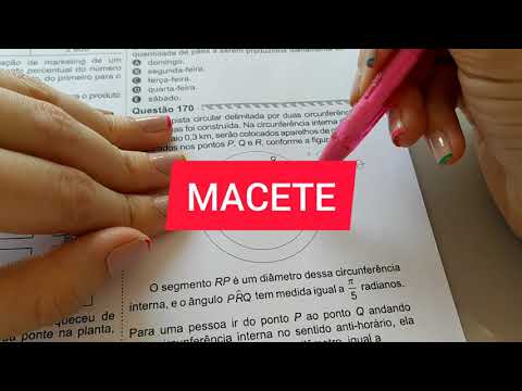 Q170 Matemática ENEM 2019 (amarelo): Uma pista circular delimitada por duas circunferências concêntr