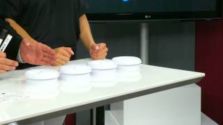 VisorTech Drahtlos vernetzbarer Funk-Rauchwarnmelder