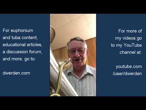 Breathing Tip for Euphonium, Baritone, Trombone, or Tuba