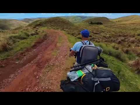 Recorrida en moto por isla patrulla, paso Carboneria, Arroyo yerbal, Treinta y Tres Uruguay