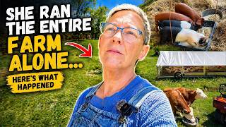 Can SHE Handle the Farm Alone? Saundra’s Solo Chore Routine