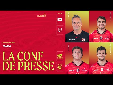 Conférence de presse | Saracens vs. Stade Toulousain | ICC - J3 🔴⚫️