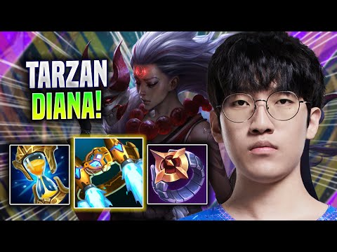 TARZAN DOMINATING WITH DIANA! - LNG Tarzan Plays Diana JUNGLE vs Rek'sai! | Season 2022