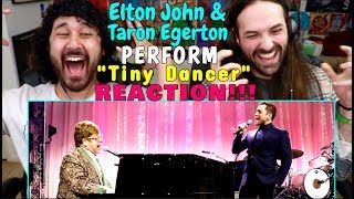 ELTON JOHN &amp; TARON EGERTON - ‘Tiny Dancer’ (Elton John AIDS Foundation Performance) REACTION!!!