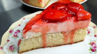 עוגת תותים ג'לי קצפת משגעת Strawberry cream cake and jellyמטבח בקלי קלות ליהי קרויץ (ליהי קרויץ - מטבח בקלי קלות) - התמונה מוצגת ישירות מתוך אתר האינטרנט יוטיוב. זכויות היוצרים בתמונה שייכות ליוצרה. קישור קרדיט למקור התוכן נמצא בתוך דף הסרטון