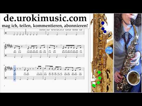 Saxophonunterricht (Alt) Luis Fonsi, Stefflon Don - Calypso Noten Lernen um-ih995