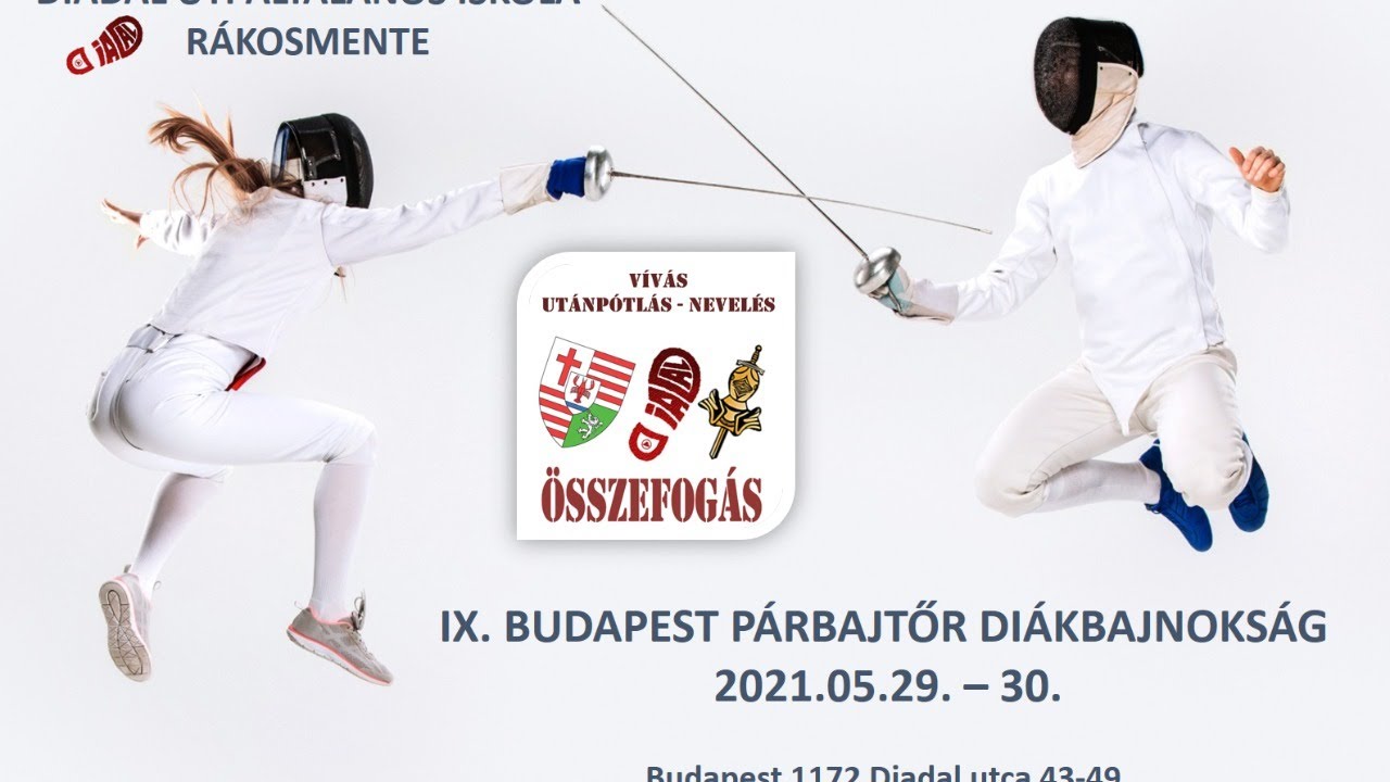 IX. Budapest Párbajtőr Diákbajnokság (szombat)