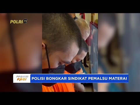 POLRES PELABUHAN TANJUNG PRIOK BERHASIL UNGKAP SINDIKAT PEMALSU METERAI