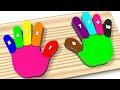 Wooden Colorful Rainbow Hands and Fingers Kids Toys - Best Learning Video Wooden Colorful Rainbow Hands and Fingers Kids Toys - Best Learning Video