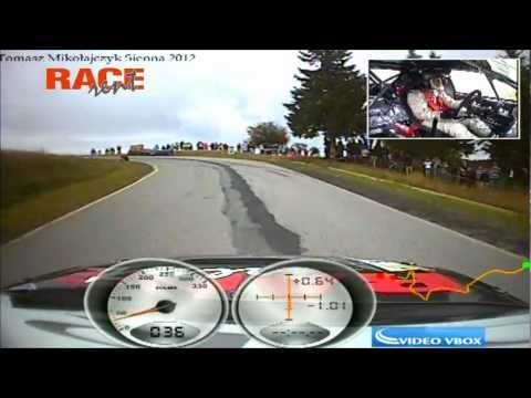 GSMP Sienna 2012 | Tomasz Mikołajczyk | Mitsubishi Ultraleggera | onboard | MAX ATTACK and CRASH