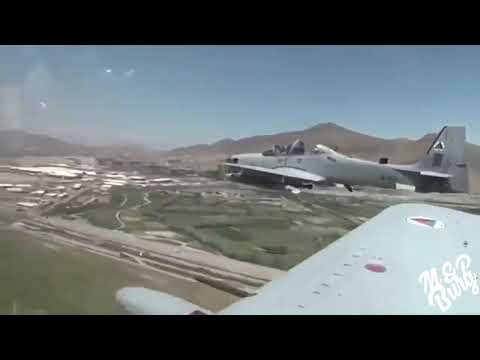 Afghan A-29 Super Tucano Air Strikes Against Taliban