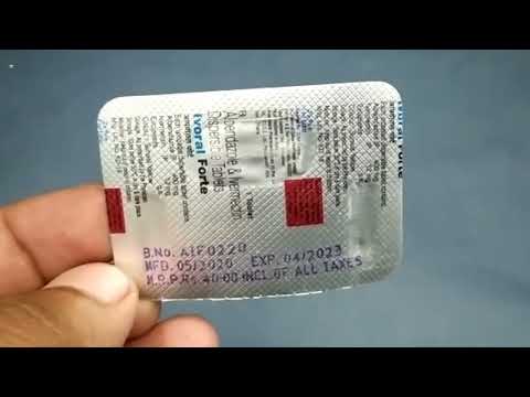 Ivoral 12mg/400mg tablet, packaging type: strip, 400 mg + 12...