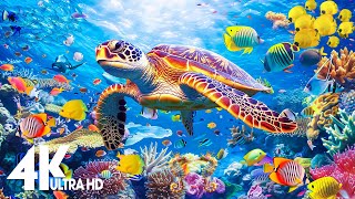 4K Stunning Underwater Wonders of the Red Sea - Colorful Coral Reef Inhabitants (4K VIDEO ULTRA HD)