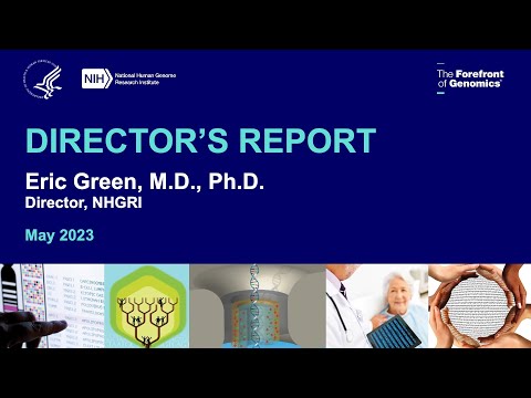 NACHGR Director Report (May 2023) - Eric Green - YouTube