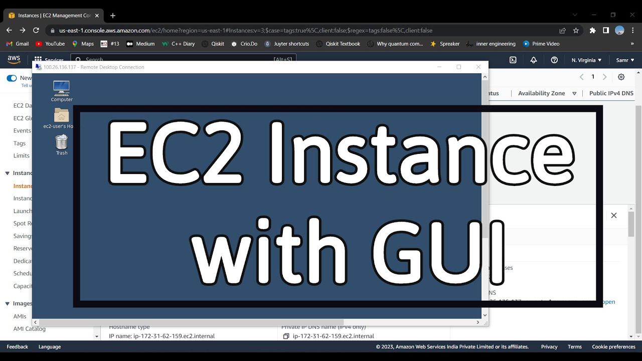 Launch Linux OS from EC2-instance as GUI