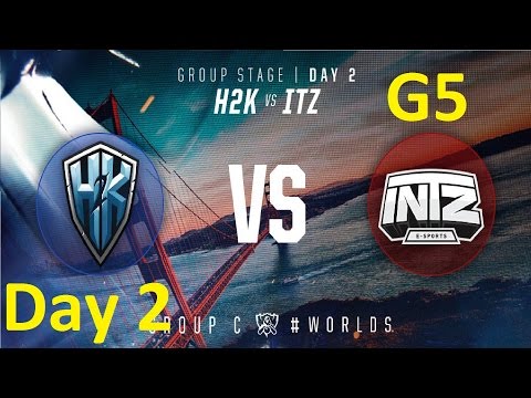 H2K vs ITZ Game 1 Highlights - 2016 Worlds Group Stage - Day 2