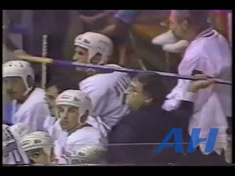 NHL Dec. 13, 1990 Tom Webster (abuse) (HL) Los Angeles Kings Calgary Flames