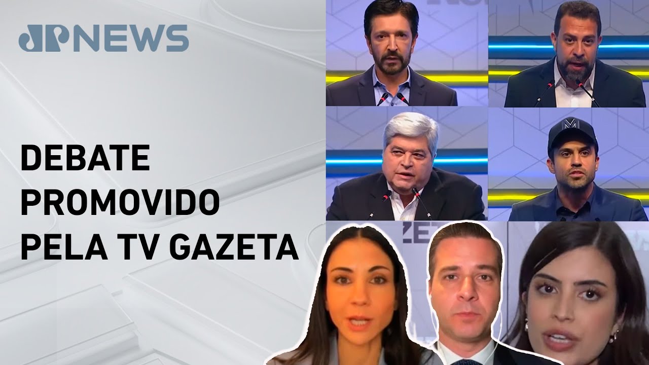 Candidatos à Prefeitura de São Paulo trocam farpas, ofensas e acusações; Amanda e Beraldo comentam