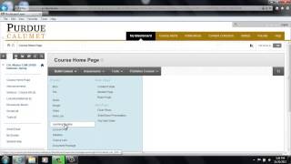 Blackboard Learn - Creating a Learning Module
