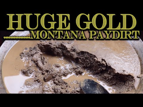 Huge Gold Nugget Paydirt from Montana Prospector 20 - 25 LBS