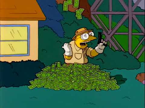 Hans Moleman holds up God for money (Deleted Scene)