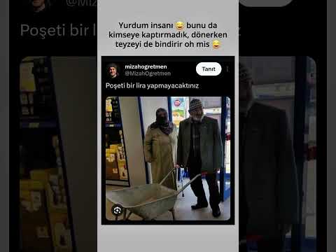 Market Poşet Ücreti 1 Lira Olunca Markete El Arabasıyla Gelen Yurdum İnsanı! #market #poşet #keşfet