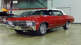 1967 Chevrolet Impala SS Convertible in Red Paint & 427 Engine Sound My Car Story with Lou Costabile