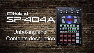 Video thumbnail for Roland SP-404A - Unboxing and Contents description by Product Support