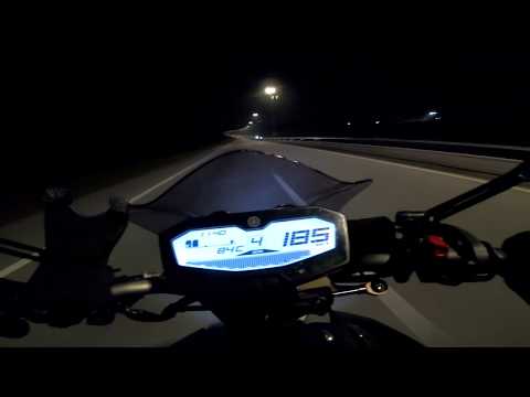 YAMAHA MT07 FZ07 0-200KMH