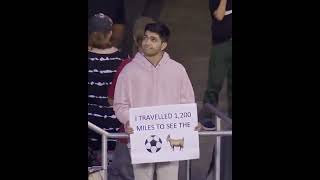 He travelled 1,200 miles to watch Messi, but he was playing in an exhibition match in Argentina 😭