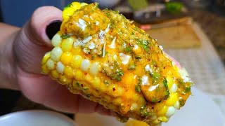 COWBOY BUTTER sauce on corn is a game changer! Mexican Street Corn Cowboy Butter Sauce Recipe