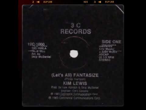 Kim Lewis 1983  (Let's all) fantasize Label Jc records