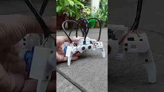spider robot 3D Printed 8 with servo motor and controller used arduino nano #electronics #3dprinted