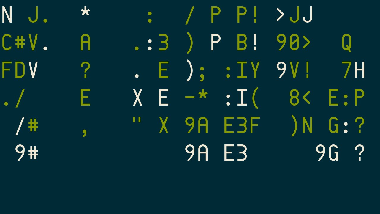 Matrix effect in Bash