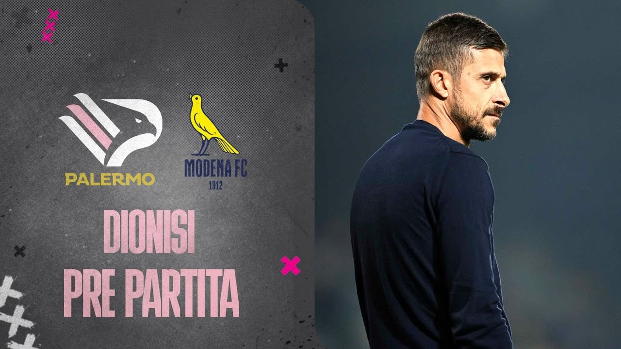VIDEO Palermo-Modena, Dionisi in conferenza stampa