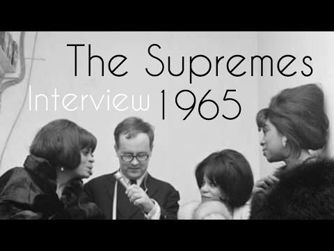 The Supremes at Grand Gala du Disque - Interview October, 1965 [Rare Snippet]
