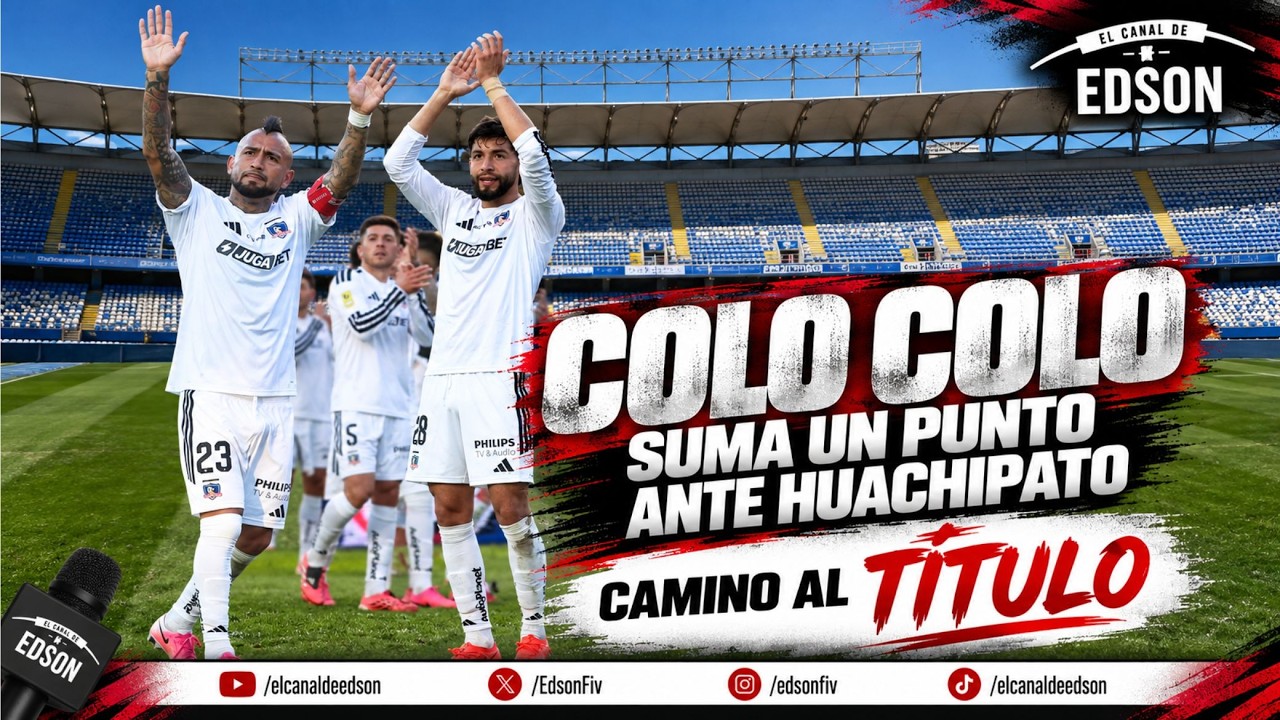 ⚪⚫ COLO COLO SIGUE LÍDER: EMPATE CON HUACHIPATO, VIDAL SUSPENDIDO Y DEBUT DE VOZINHA  ⚪⚫