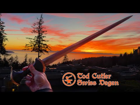  Tod Cutler Long Swiss/German Degen Review - Ultimate Sidearm Sword for Landsknecht Mercenaries 