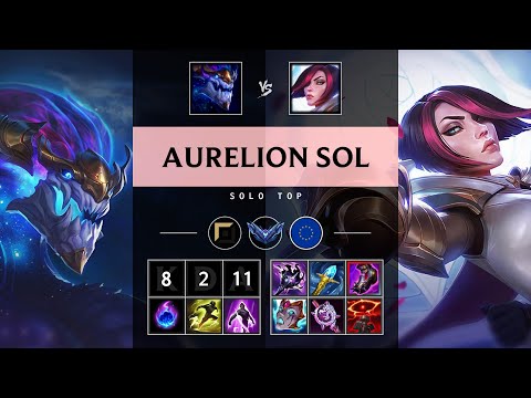 Aurelion Sol Top vs Fiora - EUW Diamond Patch 25.13