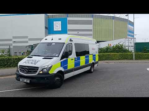 Birmingham City ZULUs on tour! Leaving Cardiff City! How many coaches?? It's like forever! KRO SOTV!