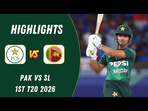 Pakistan vs Sri Lanka 1st T20 2026 Full Match Highlights | Pak vs SL