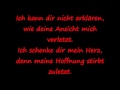 Bushido - Hoffnung stirbt zuletzt Lyrics 