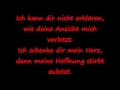 Bushido - Hoffnung stirbt zuletzt Lyrics 